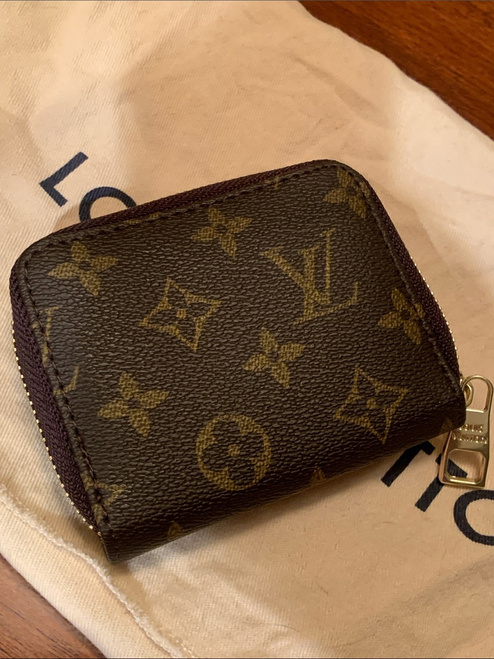 Brand new classic LV brown monogram wallet with multiple compartments for cc’s